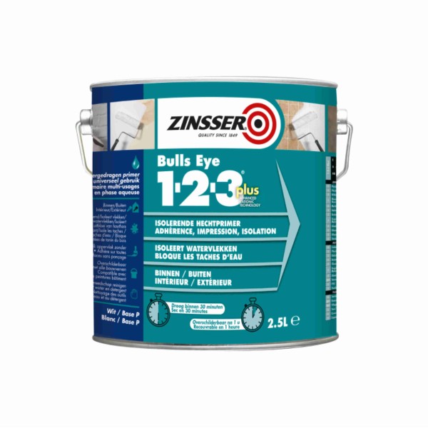 Amorsa Antimucegai, Zinsser 1-2-3 Plus,  2.5 Litri