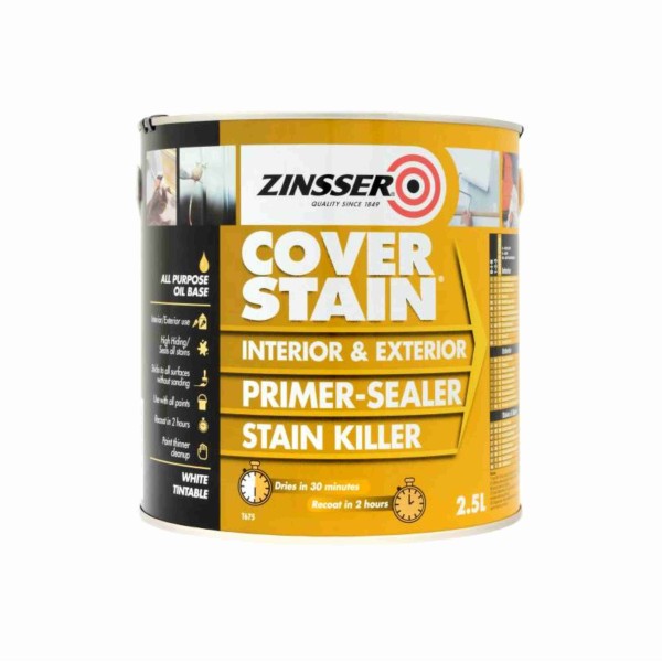 Amorsa Antipete, Zinsser Cover Stain, 2.5 Litri