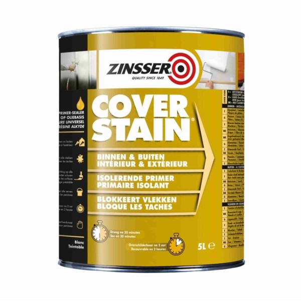 Amorsa Antipete, Zinsser Cover Stain, 5 Litri