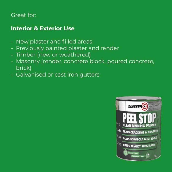 Sigilant Multisuprafete, Zinsser Peel Stop, Satin, 2.5 Litri